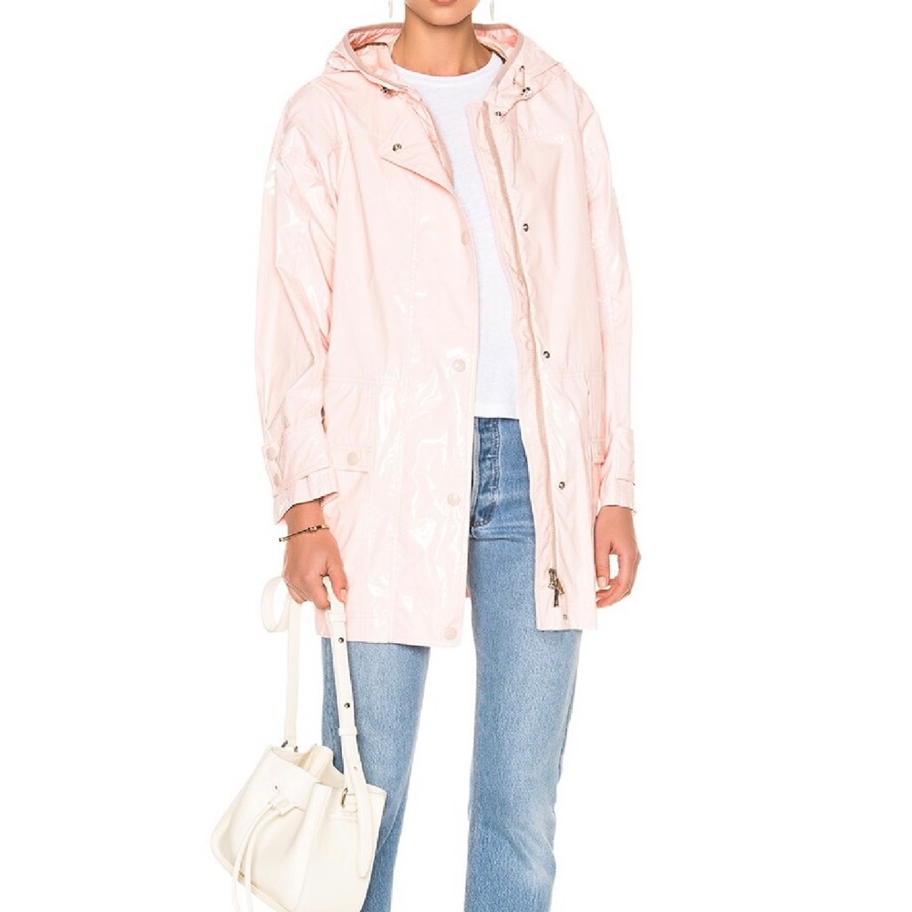 Moncler Navet Raincoat Pink